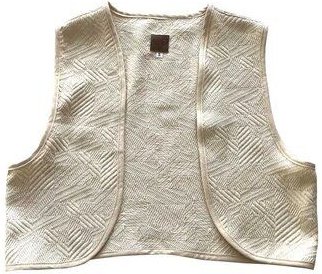 WiDDA berlin Weste MIA mit Jacquard Muster Beige