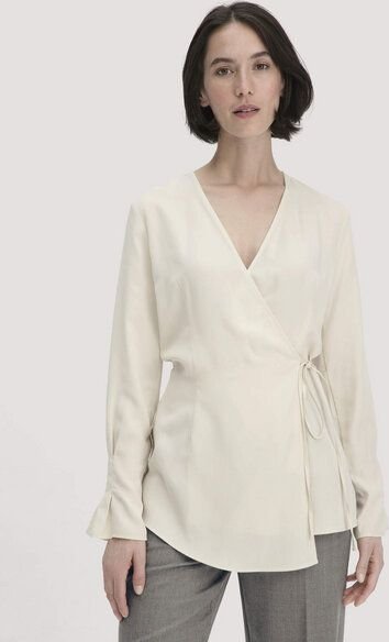 hessnatur Wickelbluse Regular aus reinem TENCEL Lyocell