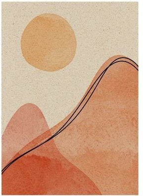 matabooks® Minimalistische A6 Postkarte mit Pflanzenmotiv aus nachhaltigem Graspapier