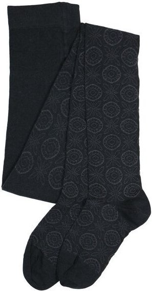 grödo Damen Strumpfhose Kringelmuster Bio Baumwolle Elasthan