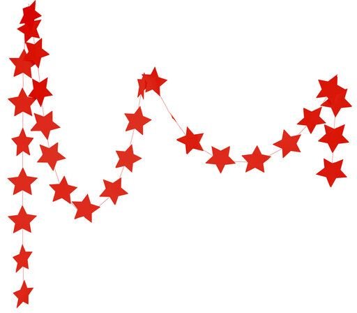 renna deluxe STERN Girlande aus Papier