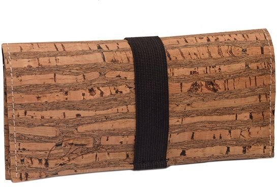 Simaru Tabaktasche 35g "LEIRA" aus Kork mit Gummiband.