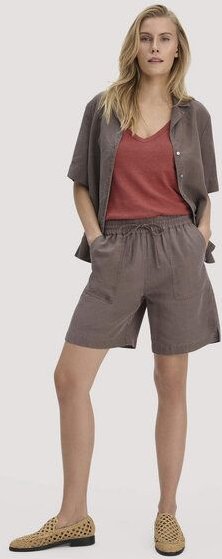 hessnatur Shorts Relaxed aus weichem TENCEL Lyocell mit Leinen