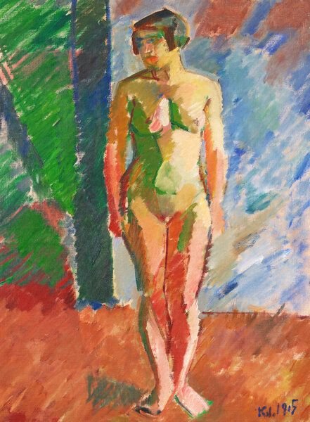 Photocircle Poster / Leinwandbild - Karl Isakson: Stehendes Modell