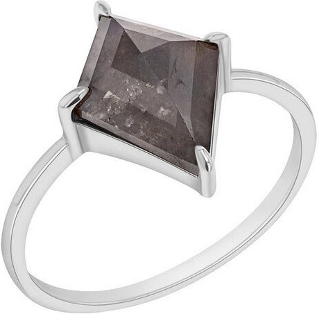 Eppi Minimalistischer Ring mit Salt and Pepper Diamanten Iban