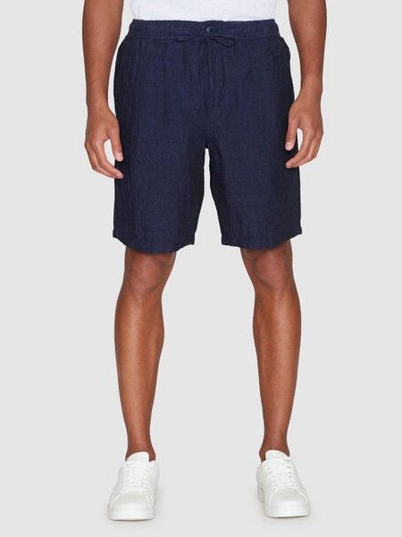 KnowledgeCotton Apparel Leinenshorts - Loose linen shorts - VEGAN