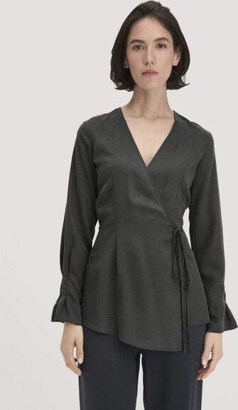 Thumbnail - hessnatur Wickelbluse Regular aus reinem TENCEL Lyocell