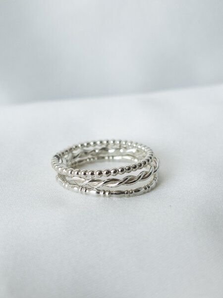 ST'ATOUR ALEXIA II – Set aus 3 Stapelringen