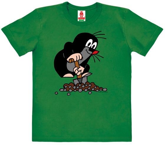 LOGOSH!RT LOGOSHIRT - Krtek - Der kleine Maulwurf - Hügel - Bio T-Shirt Print - Kinder - Jungen & Mädchen