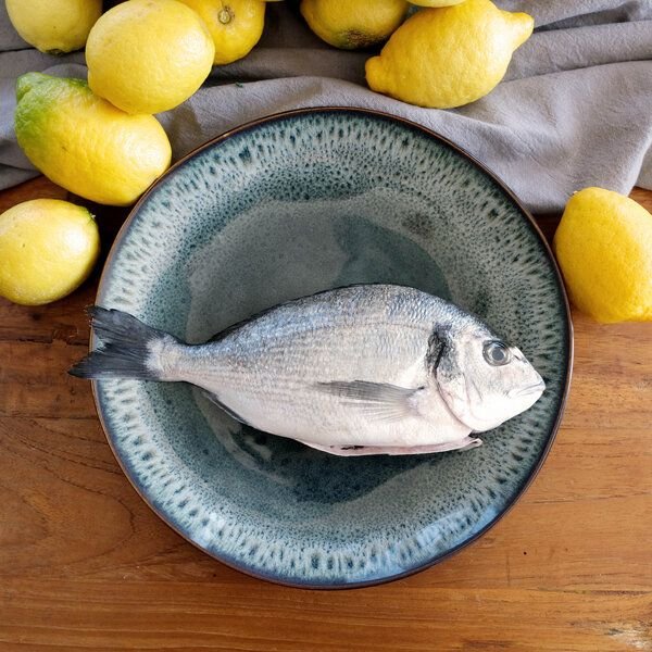 Izanami Tableware Handgemachter Grosser Teller 4er Set (⌀ 27 cm) aus Steinzeug - Krumme Lanke