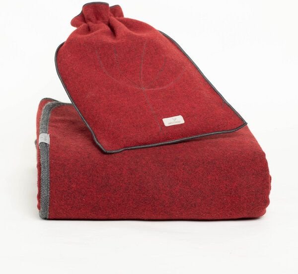 nahtur-design Lodendecke + Ökowärmflasche im Set