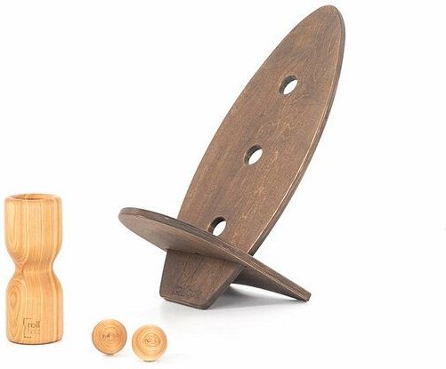 rollholz Balance Board Set klein| FSC | Hergestellt im Schwarzwald