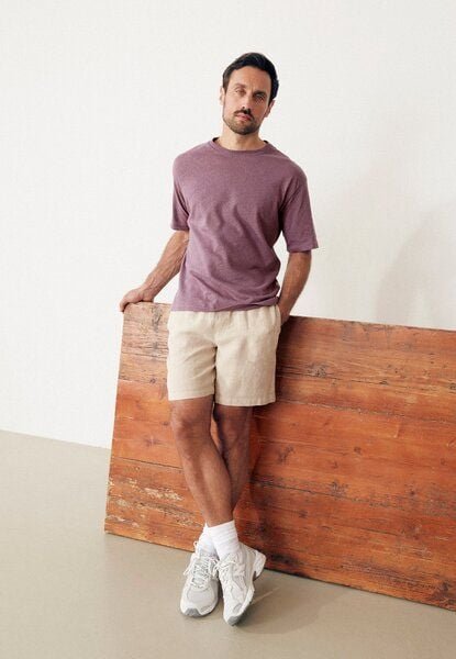 Givn Berlin T-Shirt GBLASSE aus Baumwoll-Leinen Mix