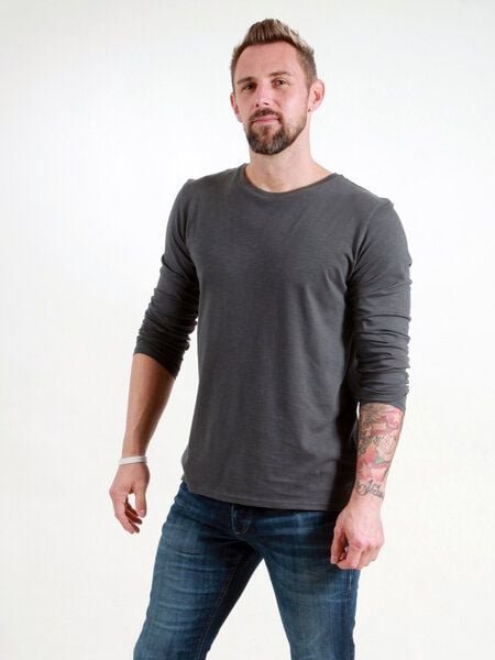 NATIVE SOULS Slub Longsleeve - Herren - Basic