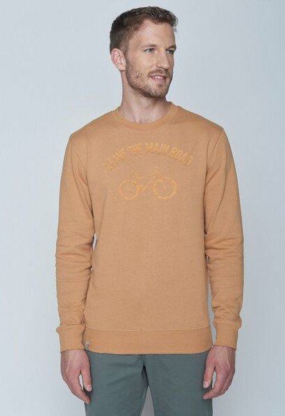 GREENBOMB Bike Leave Summer Wild - Bequemes Sweatshirt aus Bio-Baumwolle / hochwertiger Stick / Fair & Vegan