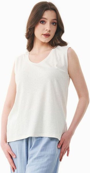 Thumbnail - ORGANICATION Top aus Bio-Baumwolle und Leinen