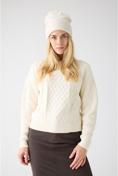 Thumbnail - KnowledgeCotton Apparel Strukturstrick Pullover mit Rundhals aus Bio-Baumwolle ROC/GOTS/Vegan
