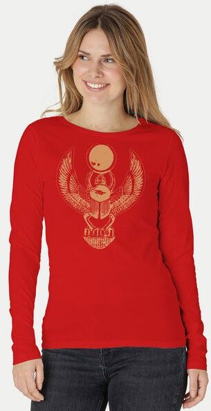 Peaces.bio - handbedruckte Biomode Damen Langarmshirt Cheper