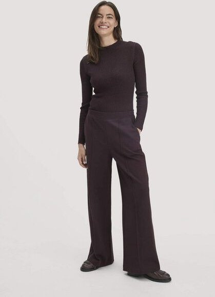 hessnatur Jersey-Hose Relaxed Wide Leg aus Bio-Baumwolle