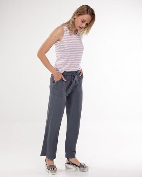 Alma & Lovis Ringel-Leinentop im Regular-Fit | Leinen Ringel Top