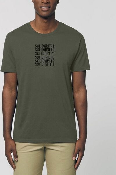 Human Family Bio Unisex Rundhals T-Shirt "Swing - Solidarity" in 5 Farben