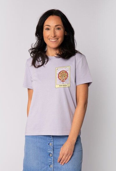 watapparel T-Shirt Frauen Tarot The Pizza
