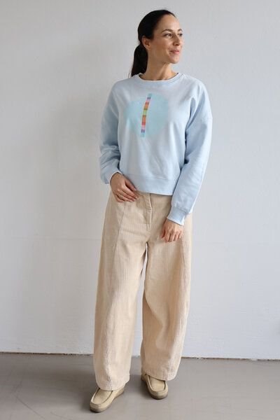 Kultgut Artdesign - Biofair- Pulloversweater im Boxistyle / Over The Rainbow