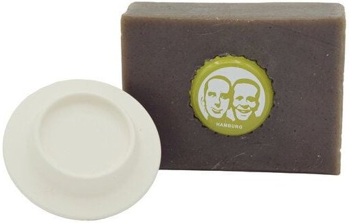 Thumbnail - Hello Simple Dusch-Set: Magnetischer Seifenhalter Creme & Nordmoor Seife