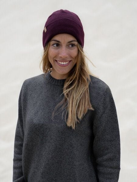 FUXBAU Frauen Merino Strickpullover