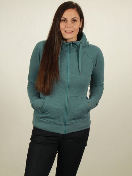 NATIVE SOULS Zip-Hoodie Damen - light turquoise