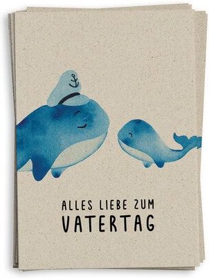 matabooks® A6 Grußkarte/Klappkarte aus nachhaltigem Graspapier