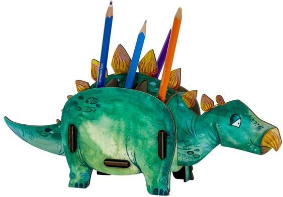 WERKHAUS Stiftebox Dino | Stegosaurus