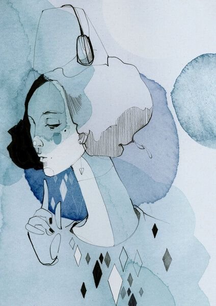 Photocircle Poster / Leinwandbild - Alva