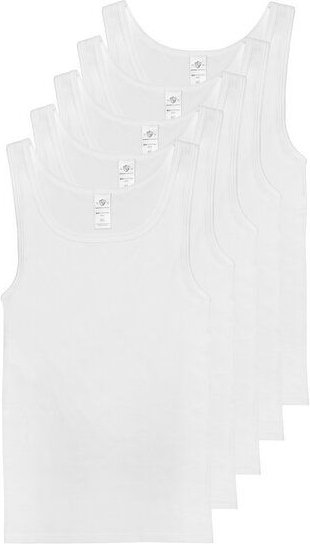 Haasis Bodywear Herren Unterhemd Feinripp 5er Pack