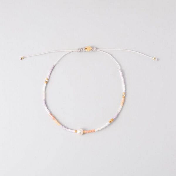 fejn jewelry Armkette 'miyuki & pearl' mit Süßwasserperle und bunten Glasperlen