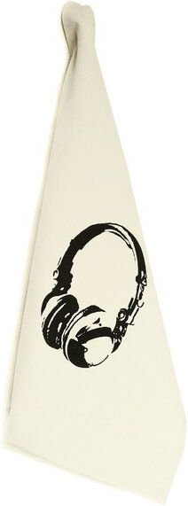 Cherry Bomb Bio Geschirrtuch Kopfhörer, Handsiebdruck