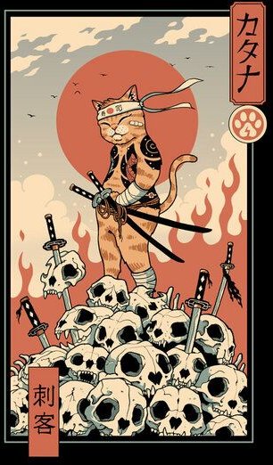 Photocircle Poster / Wandbild / Leinwand / Deko - Catana Assassin