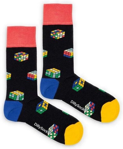 DillySocks Socken Color Cube aus Biobaumwoll-Mix