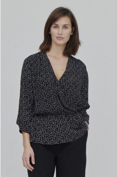 Basic Apparel Bluse LAUREL mit Pixeldruck