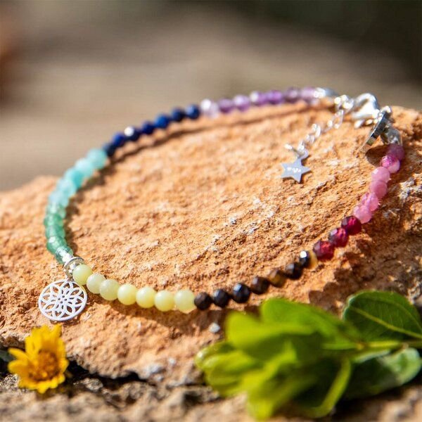 Divasya Chakra Armband aus Natursteinen