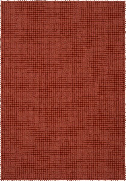 myfelt Filzkugelteppich rechteckig, 100% Schurwolle