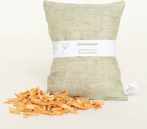 nahtur-design Zirbenkissen aus Bioleinen
