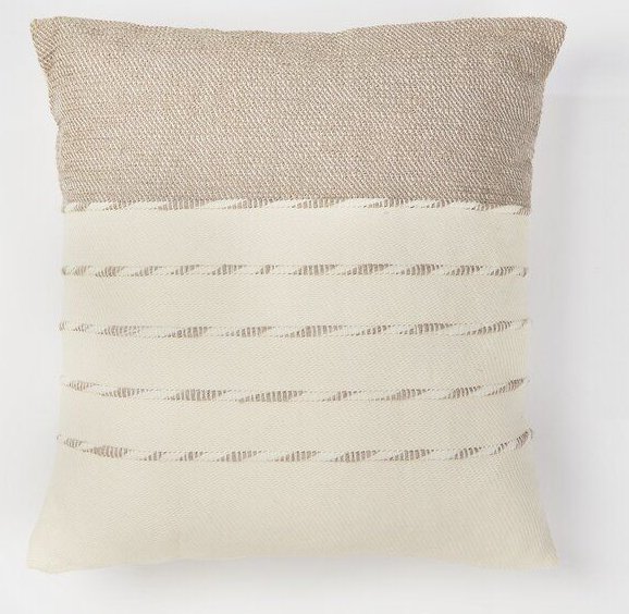 By Native Handgewebte Kissenhülle Dara aus 100% Bio-Baumwolle