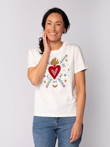 watapparel T-Shirt Frauen Love and flex