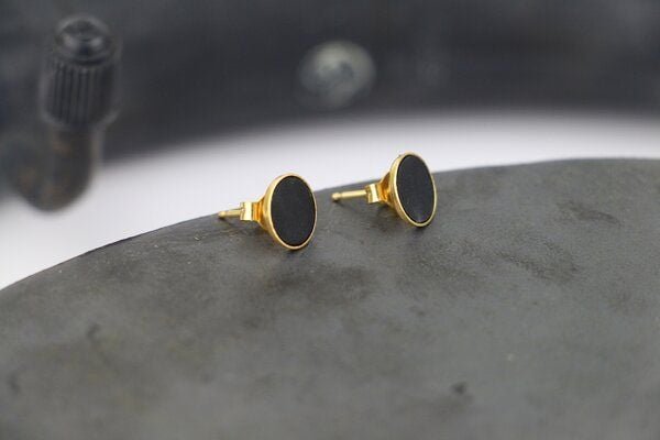 Purewater Upcycling-Ohrringe Fahrradschlauch