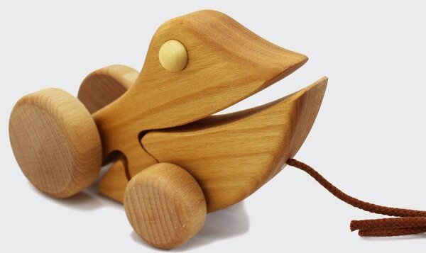 Mitienda Shop Ziehtier Frosch Emil aus Massivholz