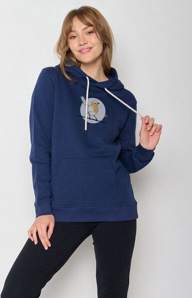 GREENBOMB Animal Koernerfreund Chipper - Gemütlicher Hoodie aus Bio-Baumwolle / hochwertiger Print / GOTS / Fair & Vegan