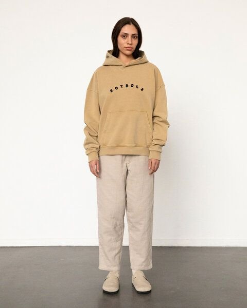 Rotholz Logo Hoodie Bio Baumwolle