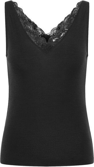 LANIUS Top mit Spitze