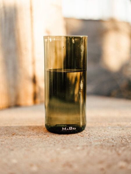 MaBe Glas 700ml - für den großen Durst - UPCYCLING